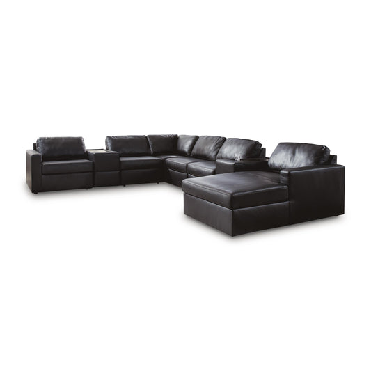  Signature Design by Ashley ModMax II 74305S42 8 pc Sectional with Chaise and Storage Consoles IMAGE 1
