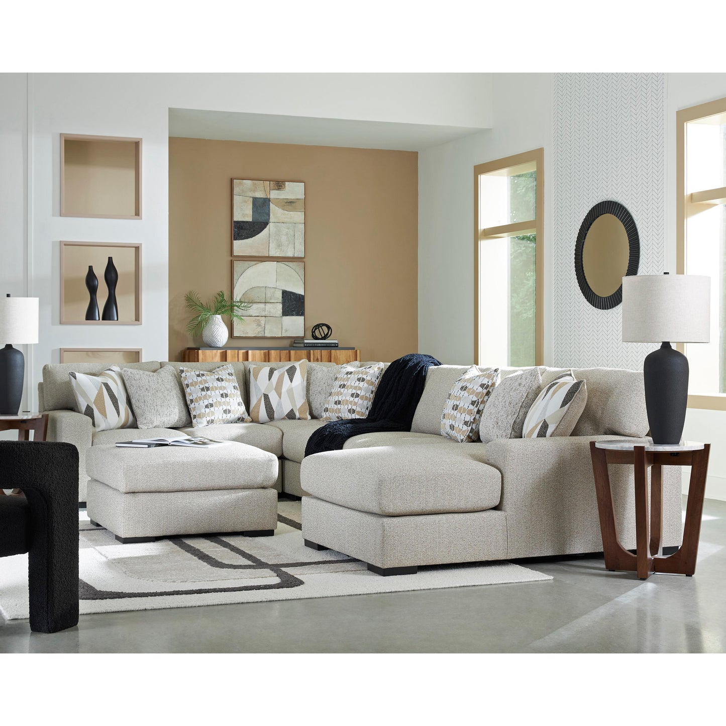  Benchcraft Laurelgrove 7510508 Oversized Accent Ottoman IMAGE 4
