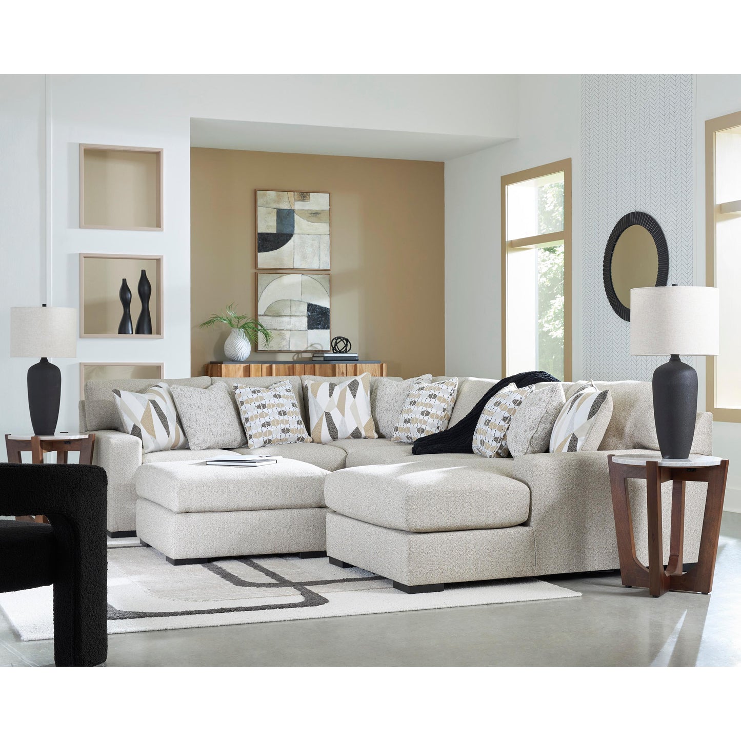  Benchcraft Laurelgrove 7510508 Oversized Accent Ottoman IMAGE 6