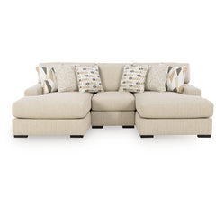  Benchcraft Laurelgrove 75105S8 3 pc Double Chaise Sectional IMAGE 1
