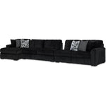 Signature Design by Ashley Midnight-Madness 98103S10 3 pc Sectional with Chaise IMAGE 1