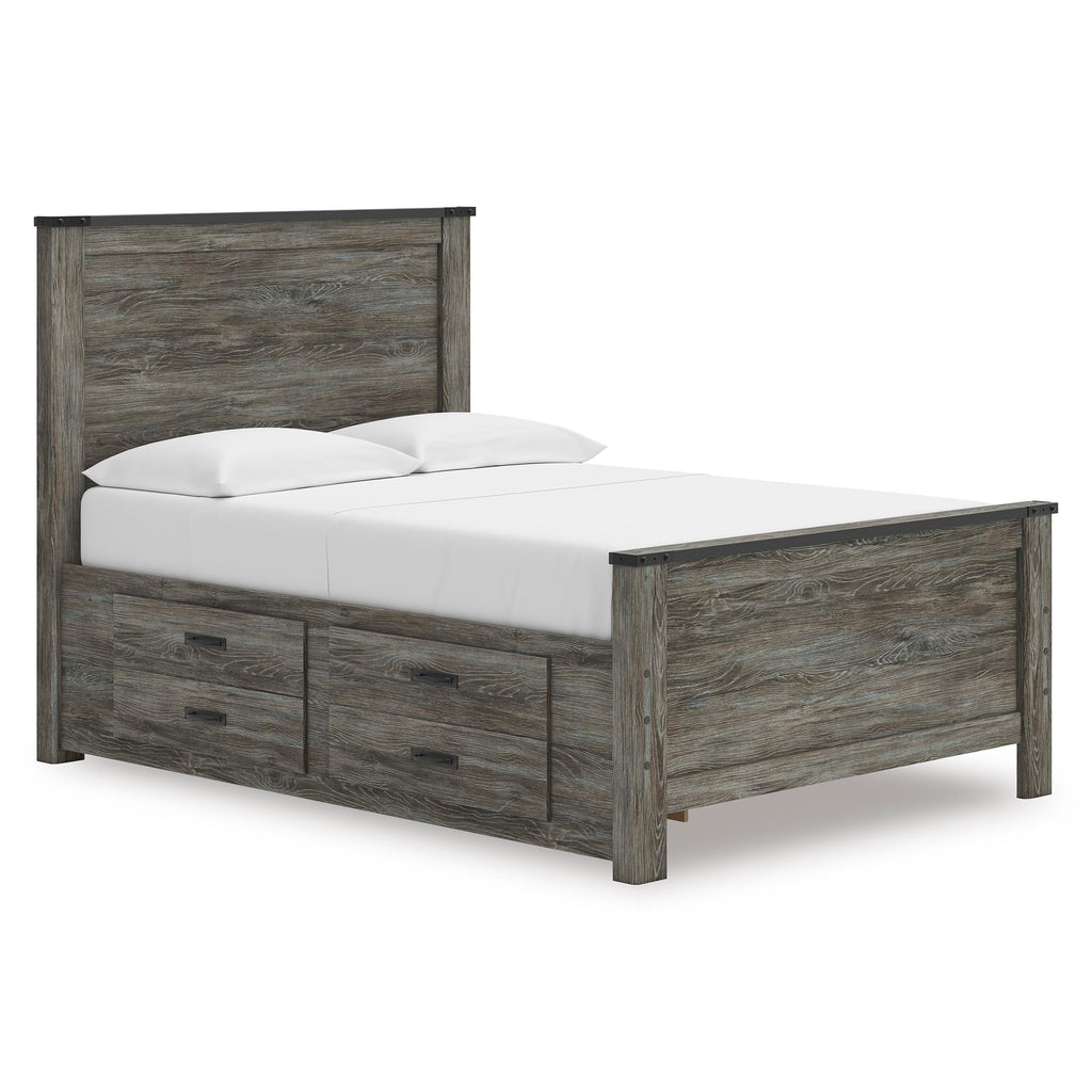 Signature Design by Ashley Frandern B4480B24 Full Panel Bed with Storage IMAGE 1