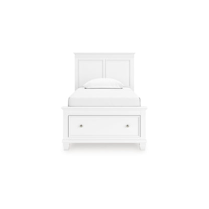  Signature Design by Ashley Fortman B680B24 Twin Panel Storage Bed IMAGE 4