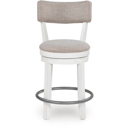  Signature Design by Ashley Robbinsdale D642-224 Upholstered Swivel Barstool IMAGE 2
