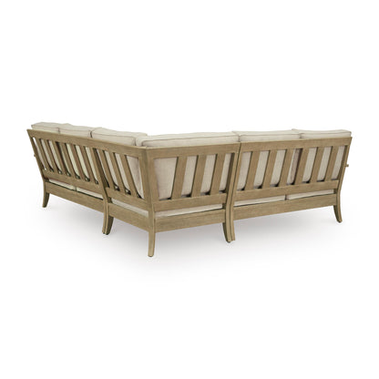Signature Design by Ashley Clare View P801P10 3 pc Outdoor Sectional IMAGE 2