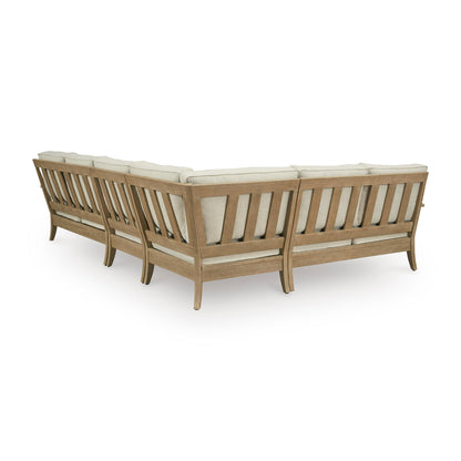 Signature Design by Ashley Clare View P801P11 4 pc Outdoor Sectional IMAGE 2