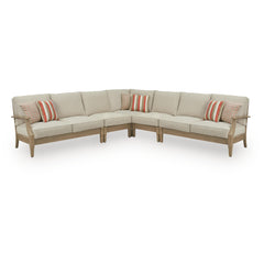 Signature Design by Ashley Clare View P801P12 5 pc Outdoor Sectional IMAGE 1