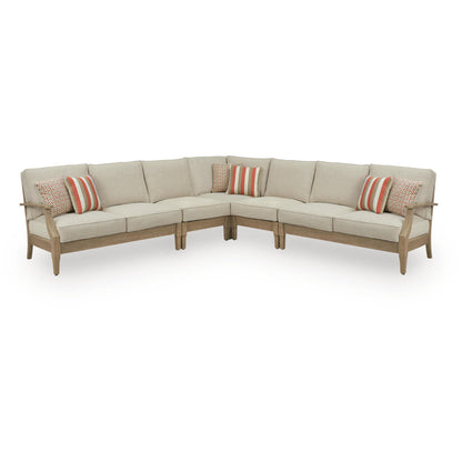  Signature Design by Ashley Clare View P801P12 5 pc Outdoor Sectional IMAGE 1