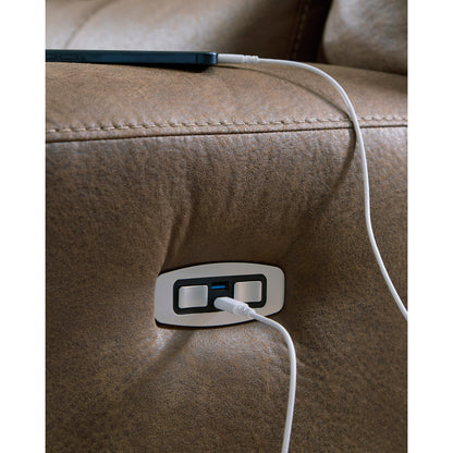  Signature Design by Ashley Beckley Place PC9180247 2 Seat Power Reclining Sofa with Adjustable Headrest IMAGE 9