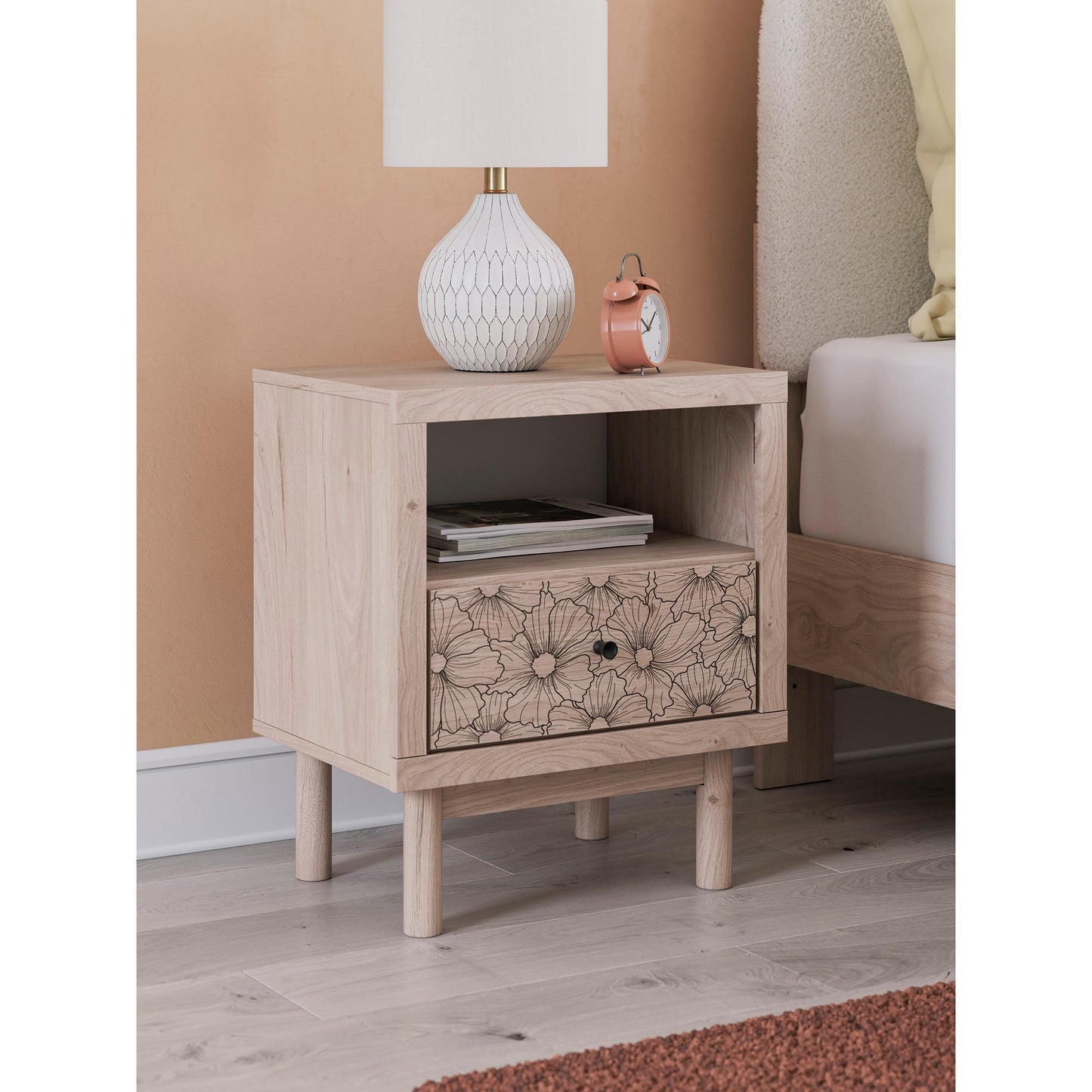 Signature Design by Ashley Arloster PCB1566-91 One Drawer Night Stand IMAGE 7