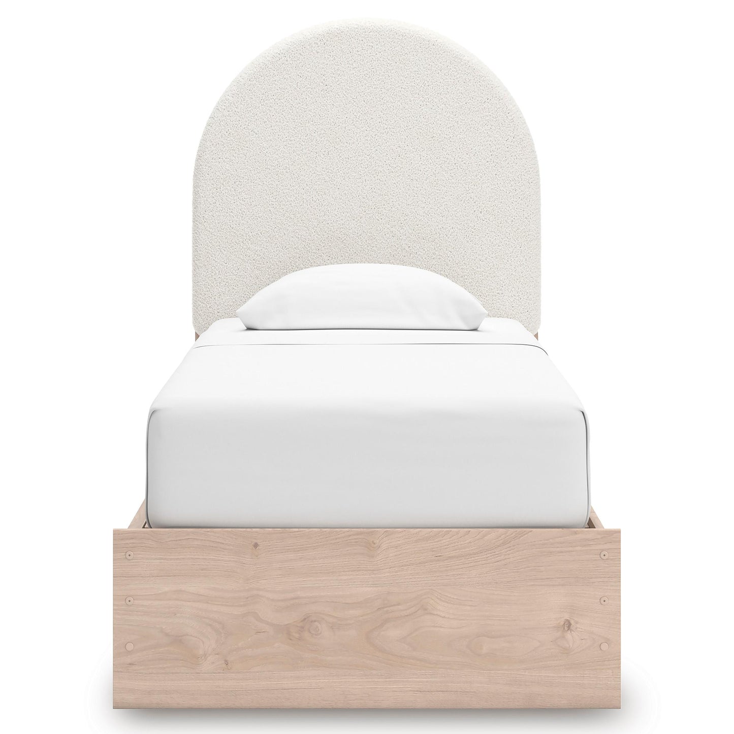Signature Design by Ashley Arloster PCB1566B4 Twin Upholstered Panel Bed with Storage IMAGE 3