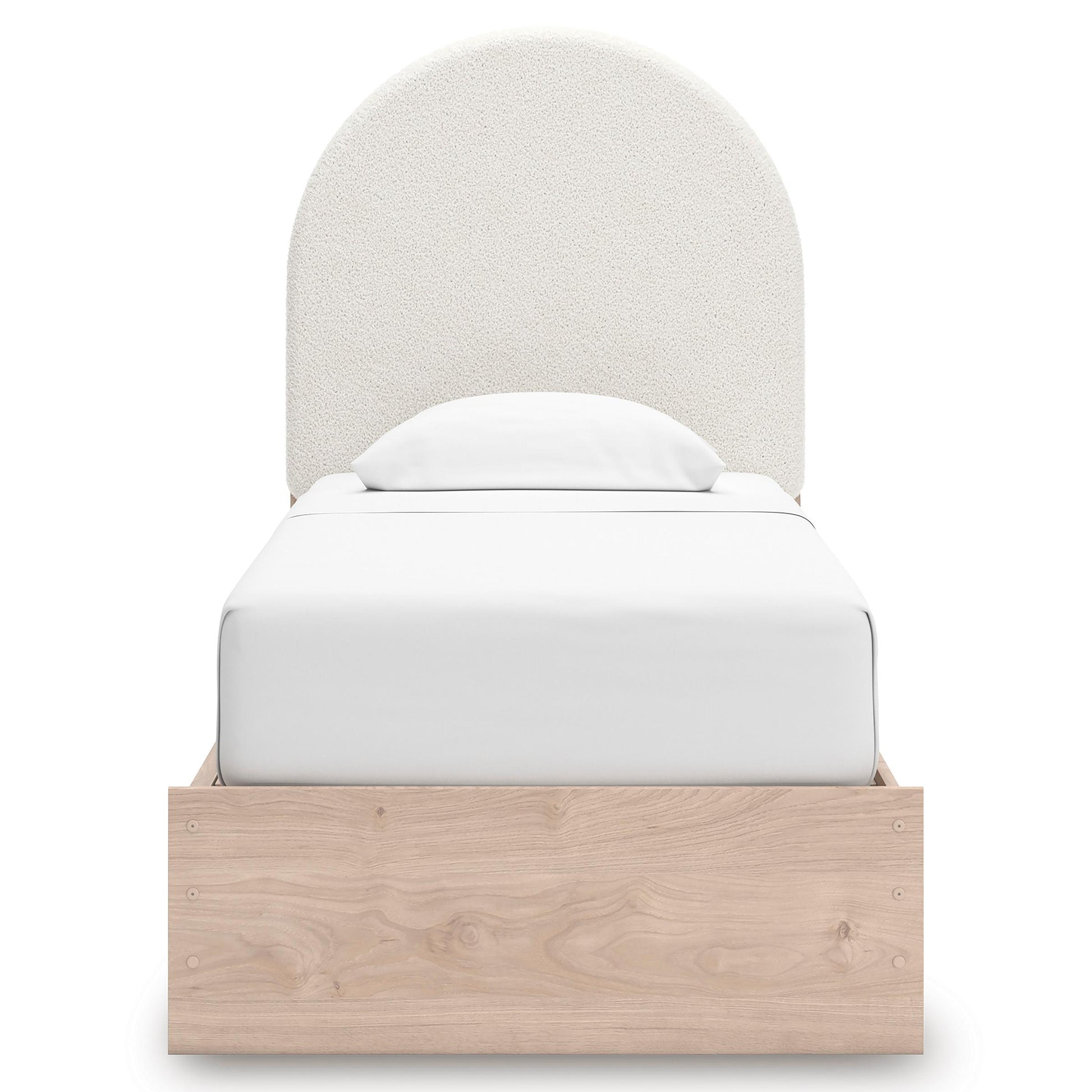 Signature Design by Ashley Arloster PCB1566B4 Twin Upholstered Panel Bed with Storage IMAGE 3