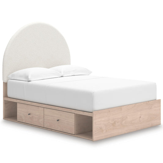 Signature Design by Ashley Arloster PCB1566B5 Full Upholstered Panel Bed with Storage IMAGE 1
