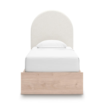 Signature Design by Ashley Arloster PCB1566B6 Twin Upholstered Panel Bed with Storage IMAGE 3