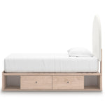 Signature Design by Ashley Arloster PCB1566B6 Twin Upholstered Panel Bed with Storage IMAGE 5