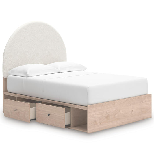 Signature Design by Ashley Arloster PCB1566B7 Full Upholstered Panel Bed with Storage IMAGE 2