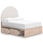 Signature Design by Ashley Arloster PCB1566B7 Full Upholstered Panel Bed with Storage IMAGE 2
