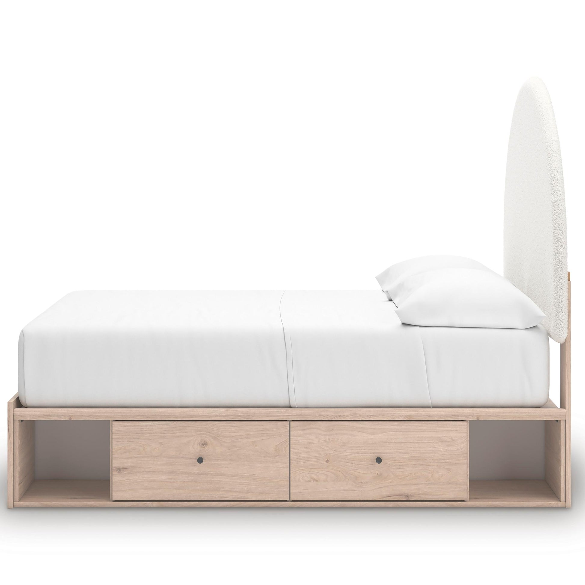 Signature Design by Ashley Arloster PCB1566B7 Full Upholstered Panel Bed with Storage IMAGE 4