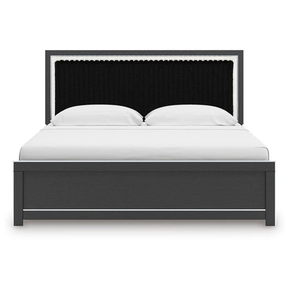  Signature Design by Ashley Zuraleus PCB3380B10 King Upholstered Platform Bed IMAGE 5
