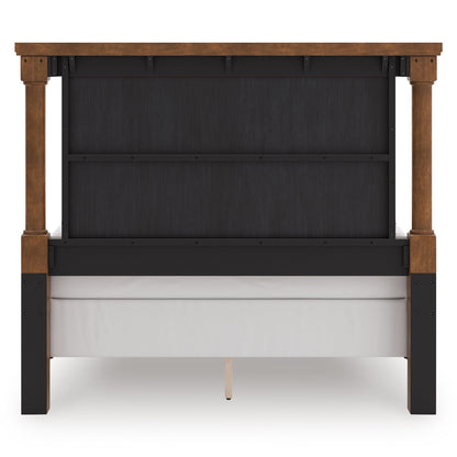  Signature Design by Ashley Rowlenstown PCB824B2 Queen Poster Bed IMAGE 4