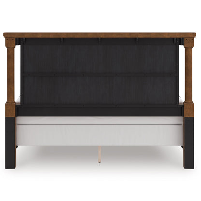  Signature Design by Ashley Rowlenstown PCB824B4 King Poster Bed IMAGE 4