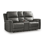  Signature Design by Ashley Bleckley PCU1200018 Power Reclining Loveseat with Console and Adjustable Headrest IMAGE 1