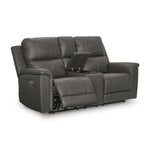  Signature Design by Ashley Bleckley PCU1200018 Power Reclining Loveseat with Console and Adjustable Headrest IMAGE 2