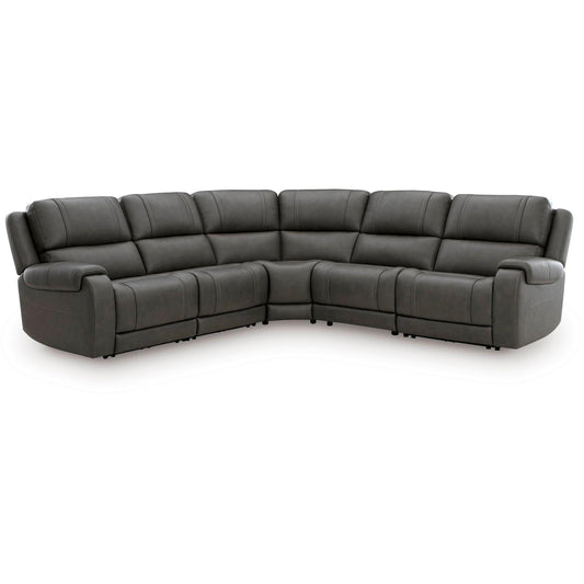  Signature Design by Ashley 5Z - Pittson PCU12600S4 5 pc Power Reclining Sectional IMAGE 1