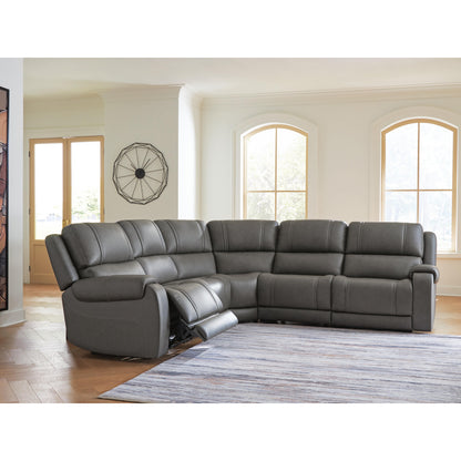  Signature Design by Ashley 5Z - Pittson PCU12600S9 5 pc Power Reclining Sectional IMAGE 3