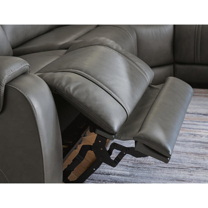  Signature Design by Ashley 5Z - Pittson PCU12600S9 5 pc Power Reclining Sectional IMAGE 4