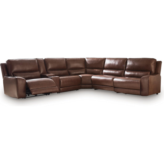  Signature Design by Ashley DeepWakes PCU62607S36 6 pc Reclining Sectional with Storage Console IMAGE 1