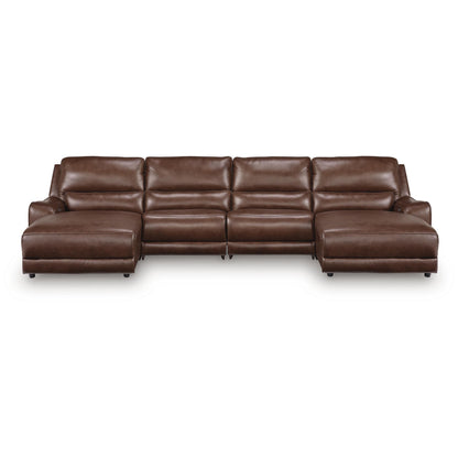  Signature Design by Ashley DeepWakes PCU62607S37 4 pc Reclining Sectional with Double Chaise IMAGE 1