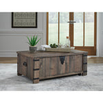 Signature Design by Ashley Hollum T466T2 Coffee Table and 3 End Tables IMAGE 2