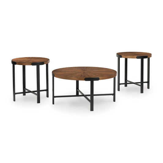  Signature Design by Ashley Crosstrail T483-13 Occasional Table Set IMAGE 1
