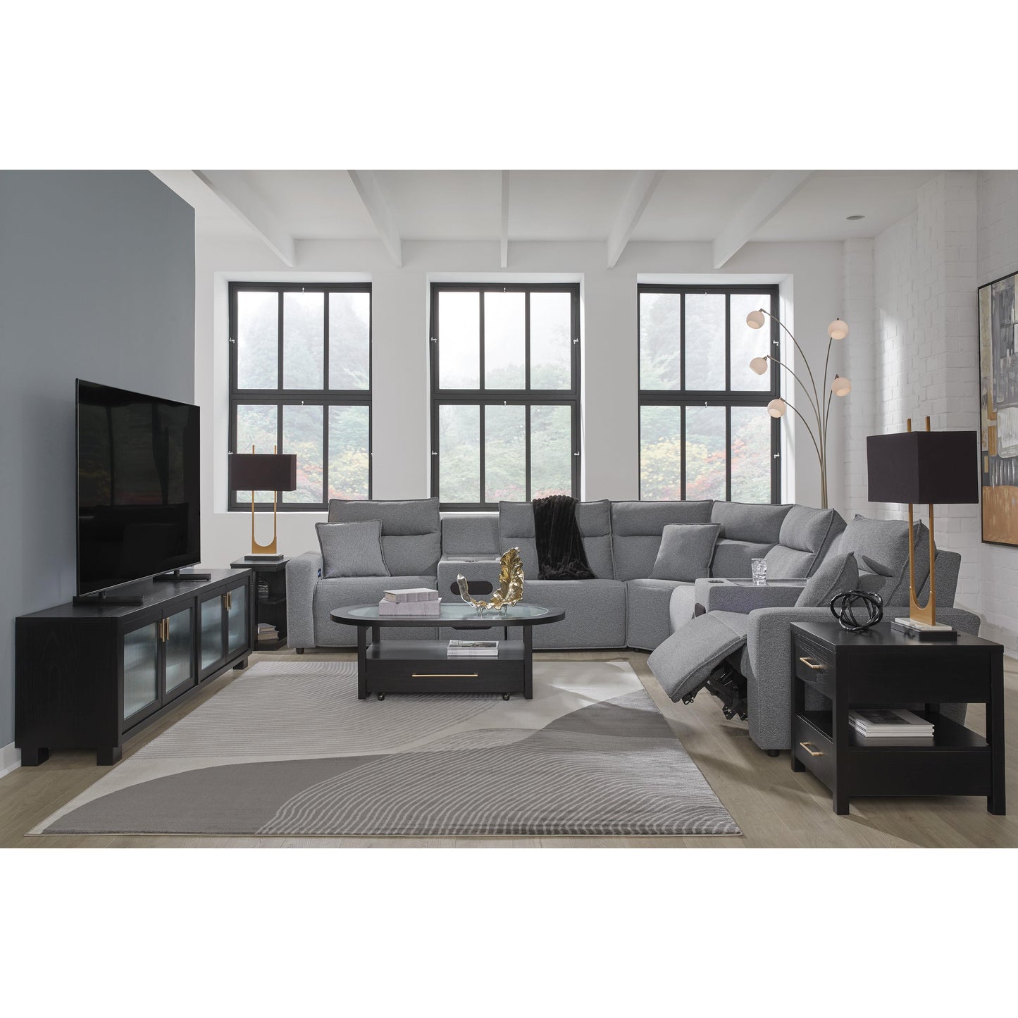  Signature Design by Ashley ModMax II 6590631 Power Armless Recliner with Adjustable Headrest IMAGE 10