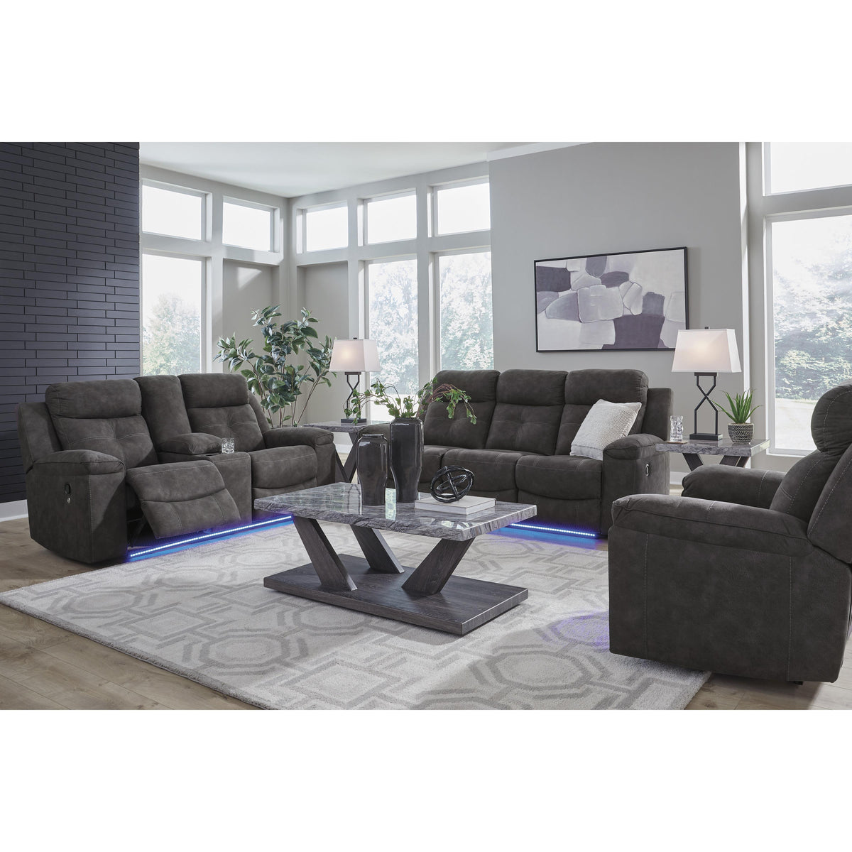  Benchcraft Brysonview 6360594 Double Reclining Loveseat with Console IMAGE 17