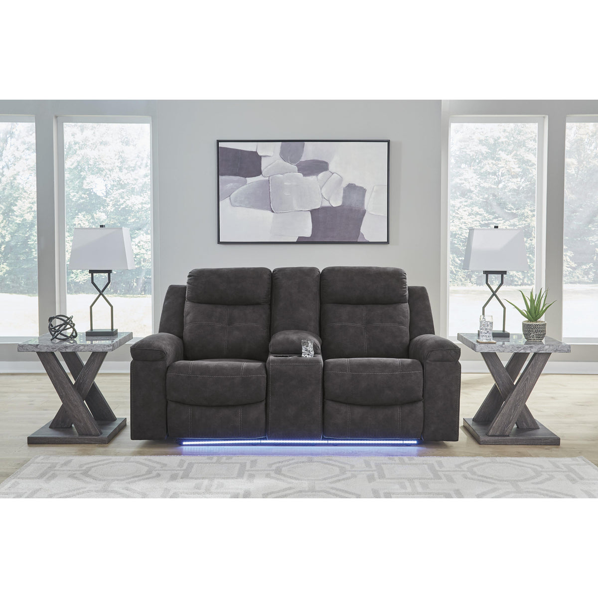  Benchcraft Brysonview 6360594 Double Reclining Loveseat with Console IMAGE 7