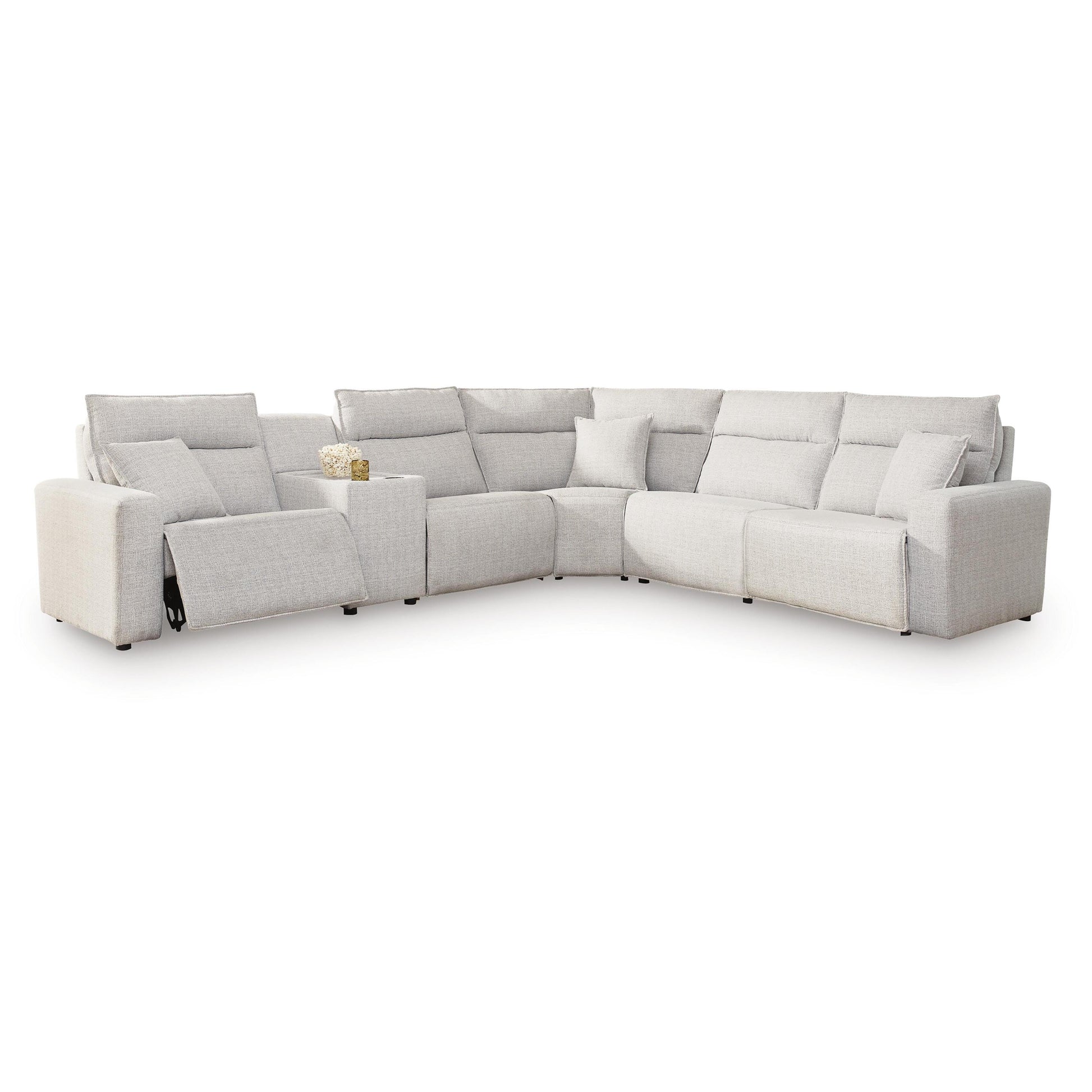  Signature Design by Ashley ModMax II 65907S10 6 pc Power Reclining Sectional with Console IMAGE 1