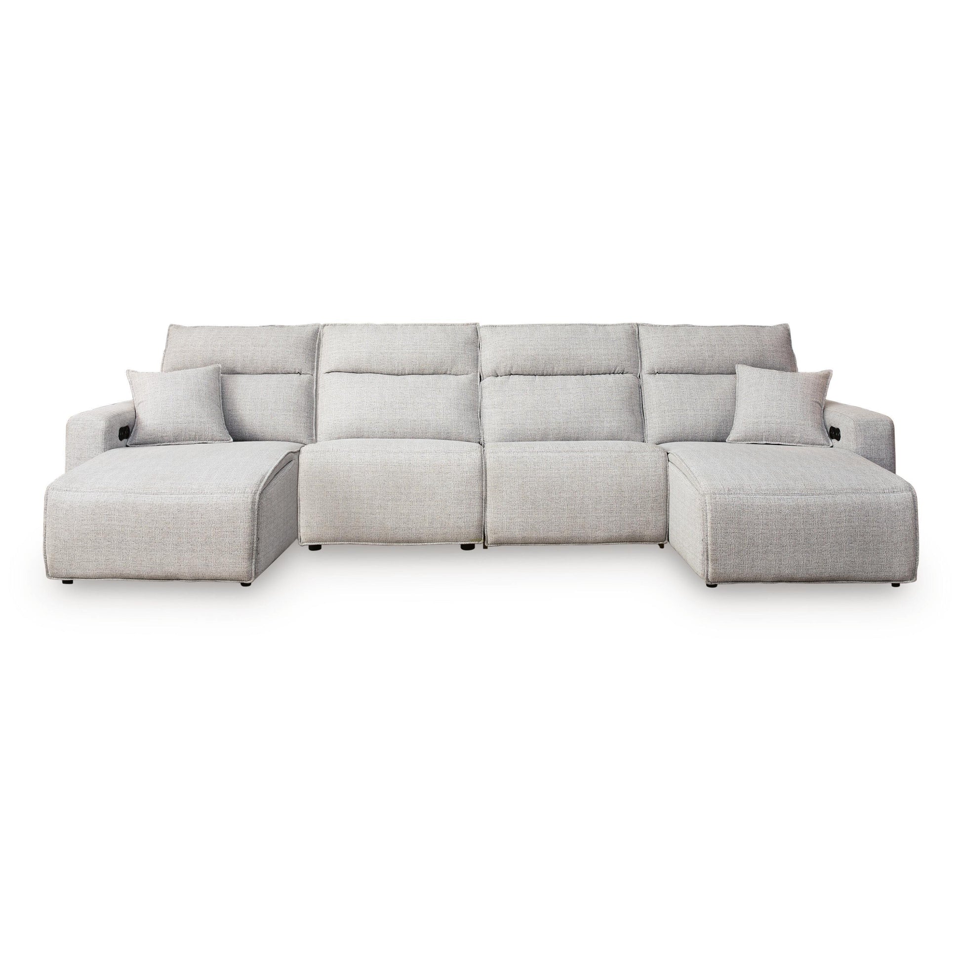  Signature Design by Ashley ModMax II 65907S37 4 pc Reclining Sectional with Double Chaise IMAGE 1