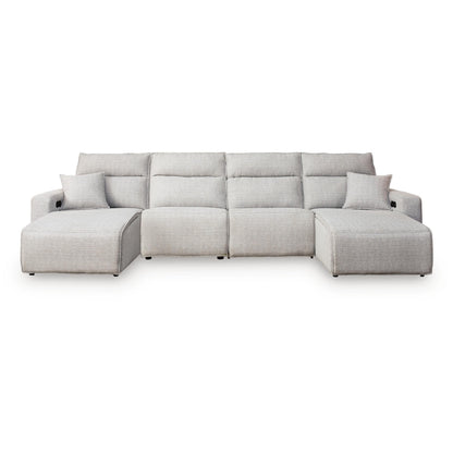  Signature Design by Ashley ModMax II 65907S37 4 pc Reclining Sectional with Double Chaise IMAGE 1