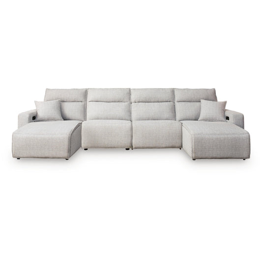  Signature Design by Ashley ModMax II 65907S37 4 pc Reclining Sectional with Double Chaise IMAGE 1