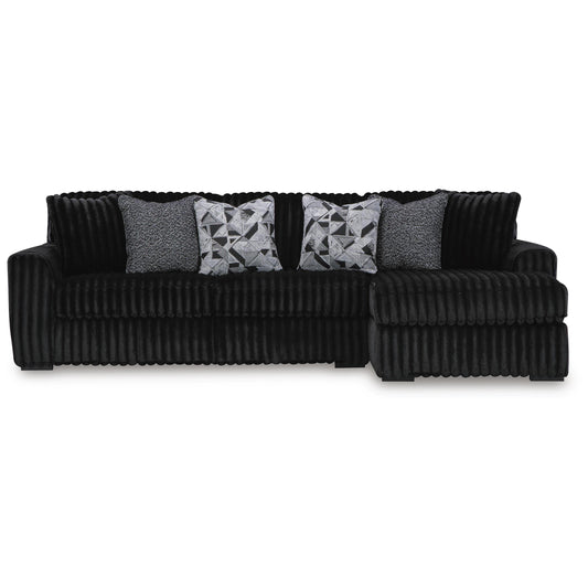  Signature Design by Ashley Midnight-Madness 98103S16 3 pc Sectional with Chaise IMAGE 1