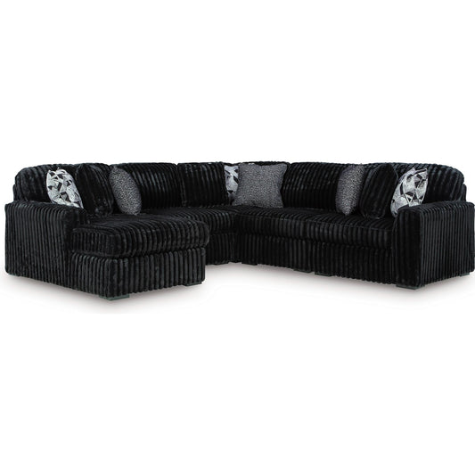  Signature Design by Ashley Midnight-Madness 98103S23 6 pc Sectional with Chaise IMAGE 1