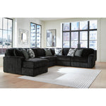  Signature Design by Ashley Midnight-Madness 98103S23 6 pc Sectional with Chaise IMAGE 2
