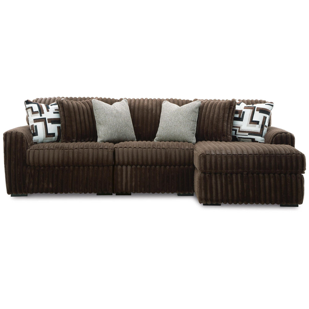  Signature Design by Ashley Midnight-Madness 98104S16 3 pc Sectional with Chaise IMAGE 1