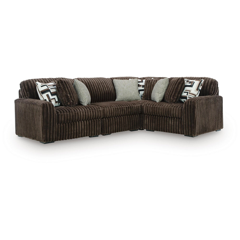  Signature Design by Ashley Midnight-Madness 98104S25 4 pc Sectional IMAGE 1