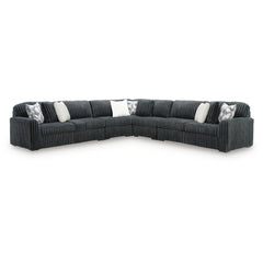  Signature Design by Ashley Midnight-Madness 98105S10 5 pc Sectional IMAGE 1