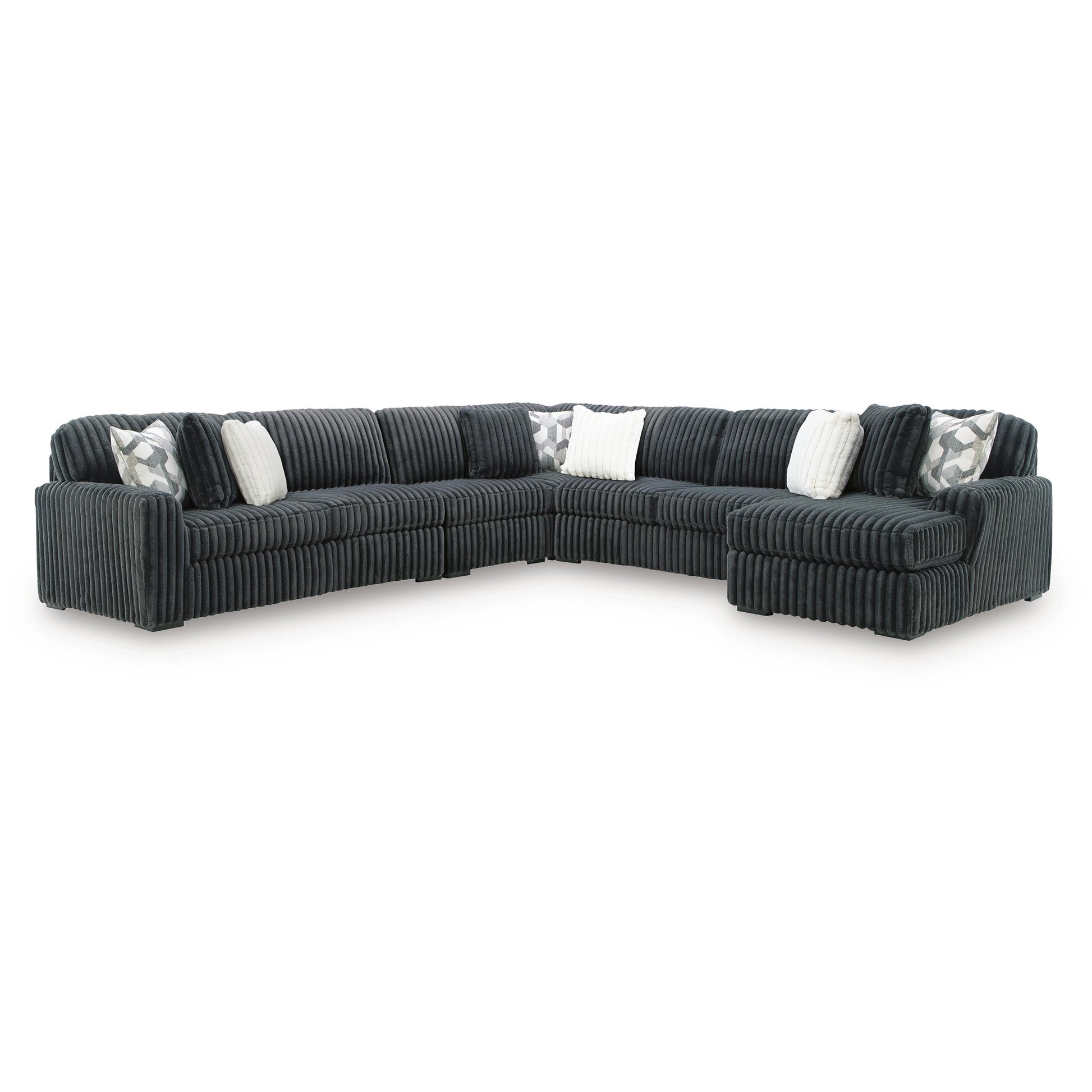  Signature Design by Ashley Midnight-Madness 98105S12 5 pc Sectional with Chaise IMAGE 1