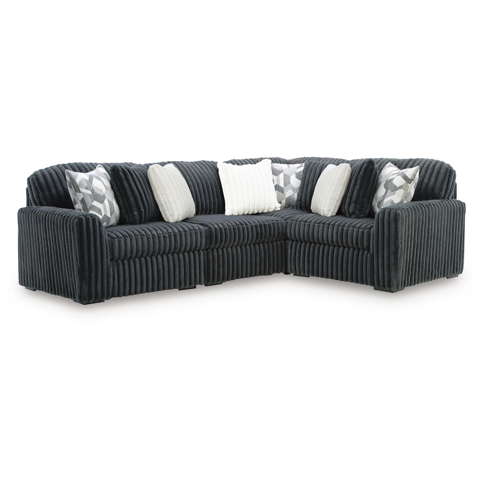  Signature Design by Ashley Midnight-Madness 98105S26 4 pc Sectional IMAGE 1