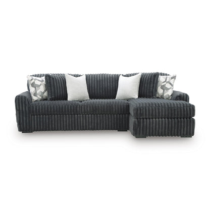  Signature Design by Ashley Midnight-Madness 98105S3 2 pc Sectional Sofa Chaise IMAGE 1